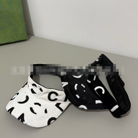 Chanel logo-print visor hat-5848  