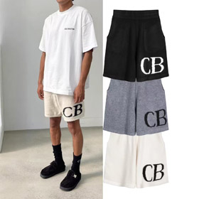Cole Buxton Jacquard Logo Knit Drawstring CB Shorts-6041  